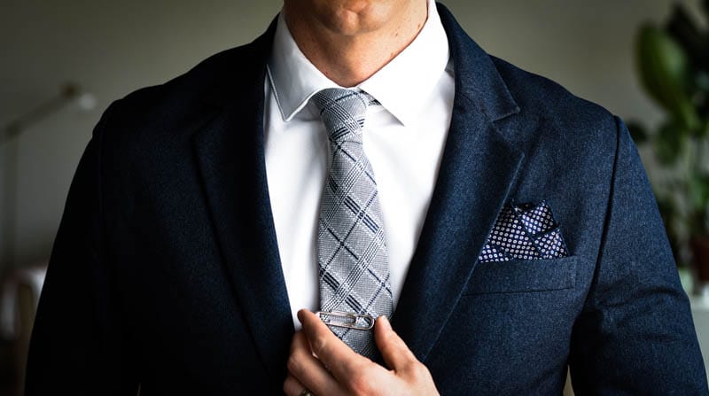 suit and tie